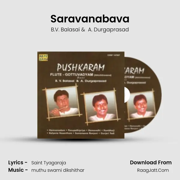 Saravanabava MP3 Song by B.V. Balasai Cover