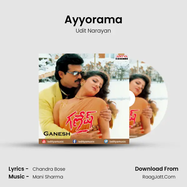 Ayyorama MP3 Song by Udit Narayan Cover