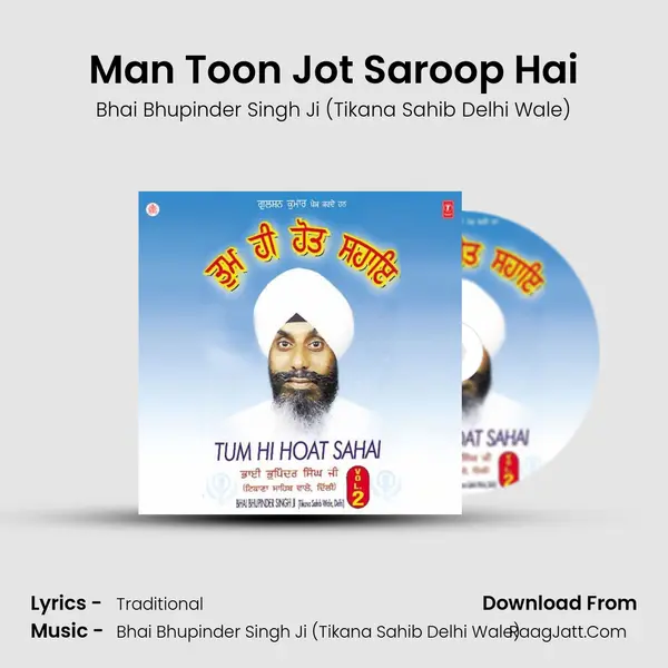 Man Toon Jot Saroop Hai MP3 Song by Bhai Bhupinder Singh Ji (Tikana Sahib Delhi Wale) Cover