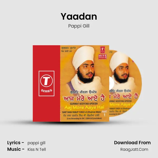 Yaadan MP3 Song by Pappi Gill Cover