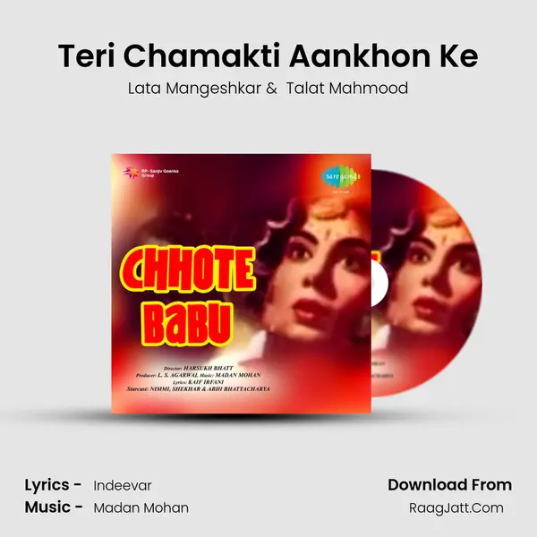Teri Chamakti Aankhon Ke MP3 Song by Lata Mangeshkar Cover