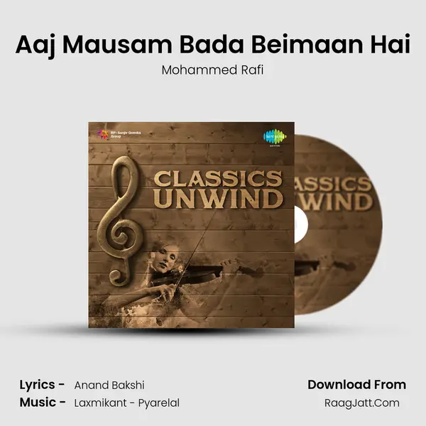 Aaj Mausam Bada Beimaan Hai Cover