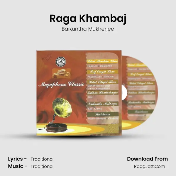 Raga Khambaj MP3 Song by Baikuntha Mukherjee Cover