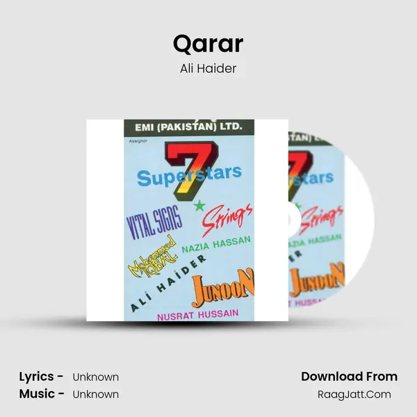 Qarar MP3 Song by Ali Haider Cover