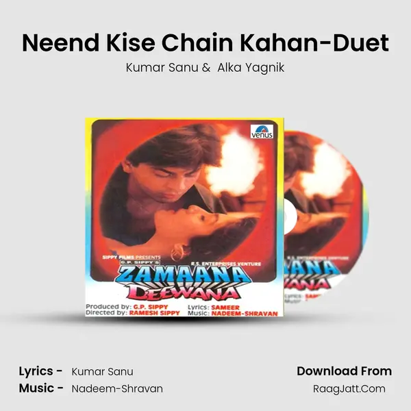Neend Kise Chain Kahan-Duet MP3 Song by Kumar Sanu Cover