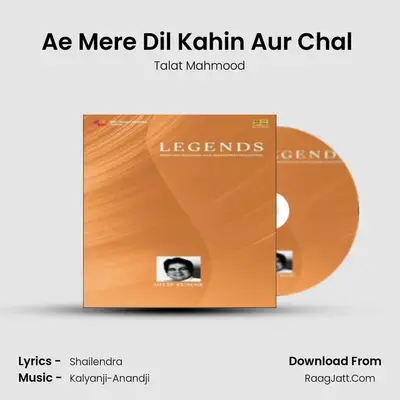 Ae Mere Dil Kahin Aur Chal (Male) MP3 Song by Talat Mahmood Cover