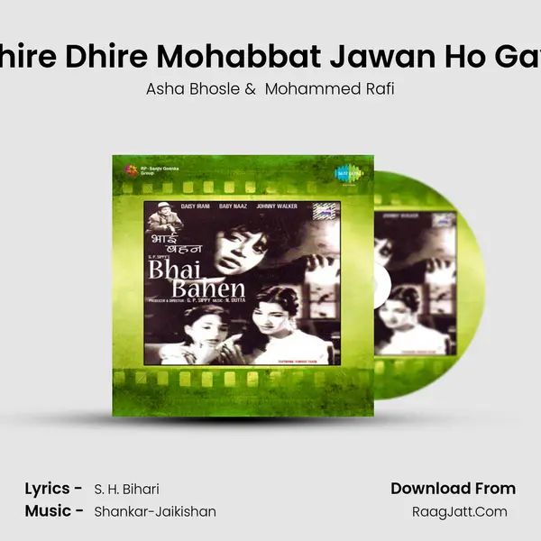 Dhire Dhire Mohabbat Jawan Ho Gayi MP3 Song by Asha Bhosle Cover