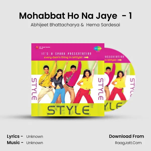Mohabbat Ho Na Jaye  - 1 MP3 Song by Abhijeet Bhattacharya Cover