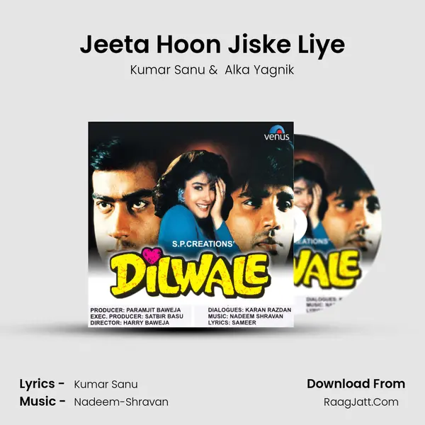 Jeeta Hoon Jiske Liye MP3 Song by Kumar Sanu Cover