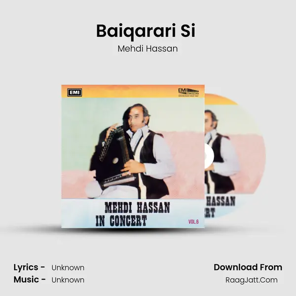 Baiqarari Si (Live) MP3 Song by Mehdi Hassan Cover