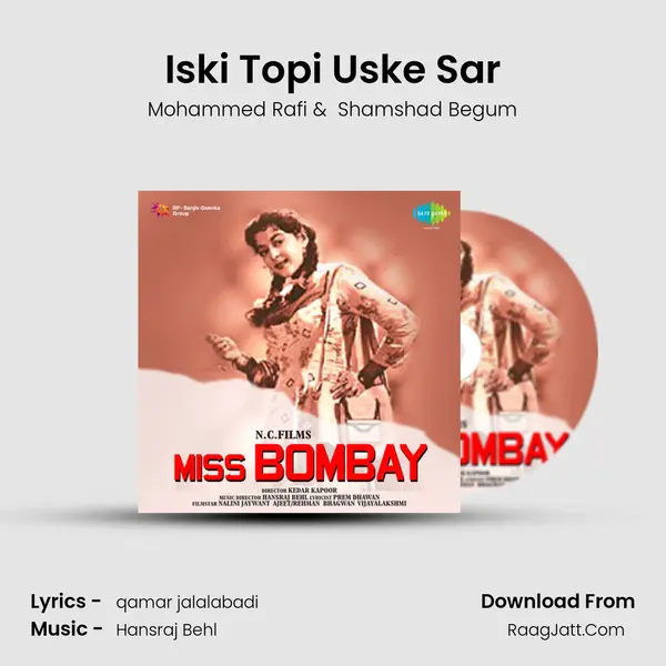 Iski Topi Uske Sar MP3 Song by Mohammed Rafi Cover