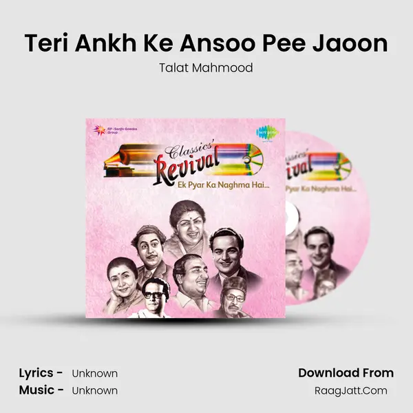 Teri Ankh Ke Ansoo Pee Jaoon Cover