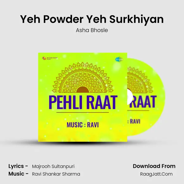 Yeh Powder Yeh Surkhiyan MP3 Song by Asha Bhosle Cover
