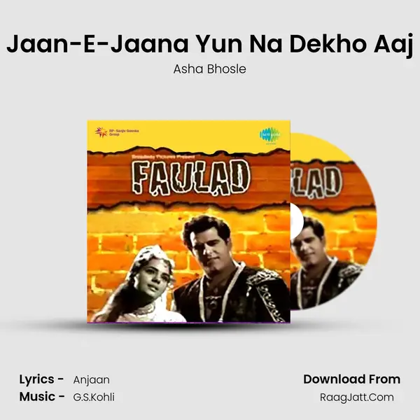 Jaan-E-Jaana Yun Na Dekho Aaj MP3 Song by Asha Bhosle Cover