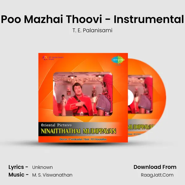 Poo Mazhai Thoovi - Instrumental MP3 Song by T. E. Palanisami Cover