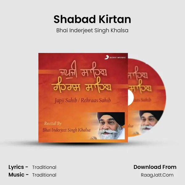 Shabad Kirtan MP3 Song by Bhai Inderjeet Singh Khalsa Cover