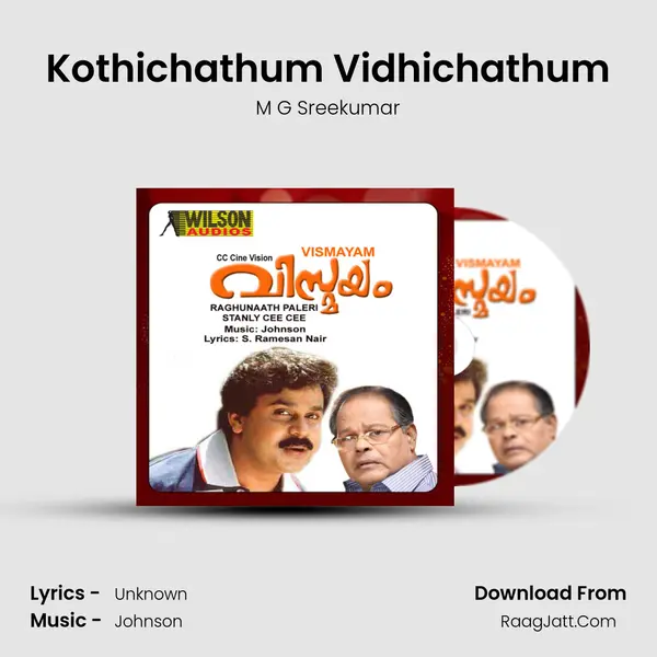 Kothichathum Vidhichathum MP3 Song by M G Sreekumar Cover