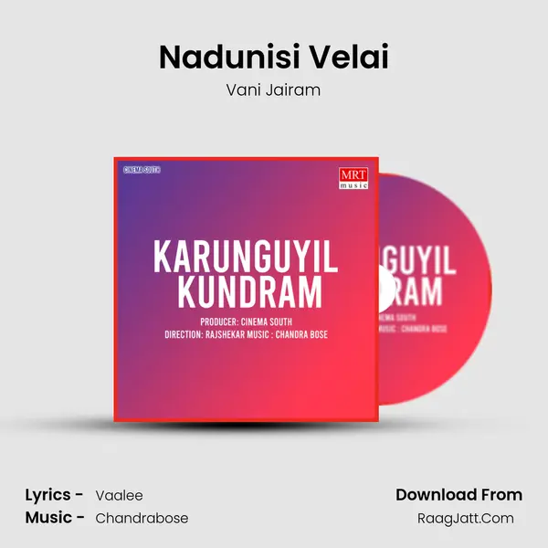 Nadunisi Velai MP3 Song by Vani Jairam Cover