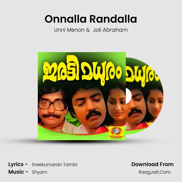 Onnalla Randalla MP3 Song by Unni Menon Cover