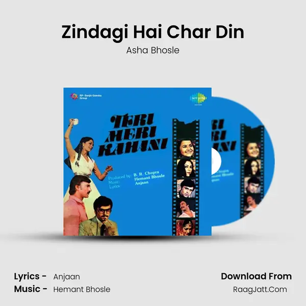 Zindagi Hai Char Din MP3 Song by Asha Bhosle Cover