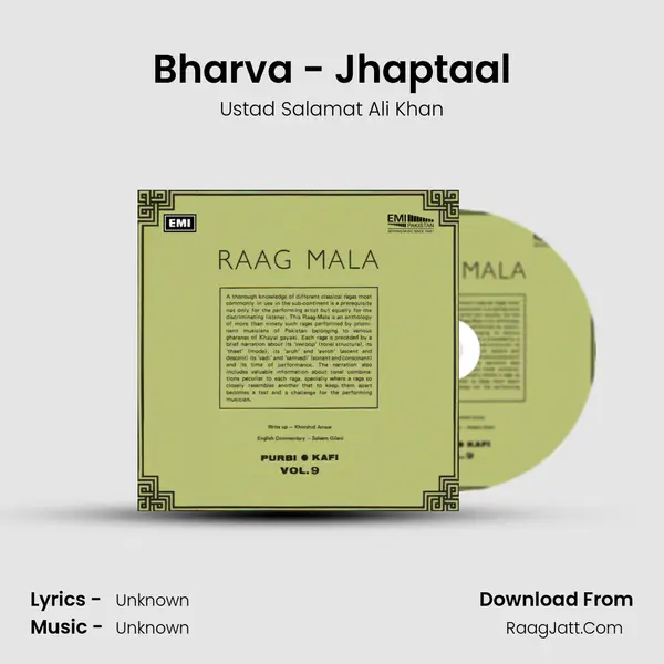 Bharva - Jhaptaal MP3 Song by Ustad Salamat Ali Khan Cover