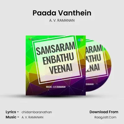 Paada Vanthein Cover
