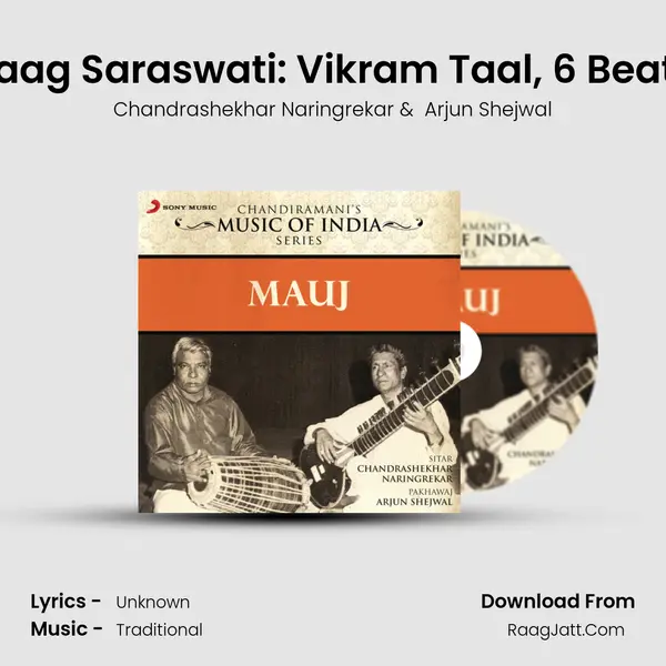 Raag Saraswati: Vikram Taal, 6 Beats MP3 Song by Chandrashekhar Naringrekar Cover