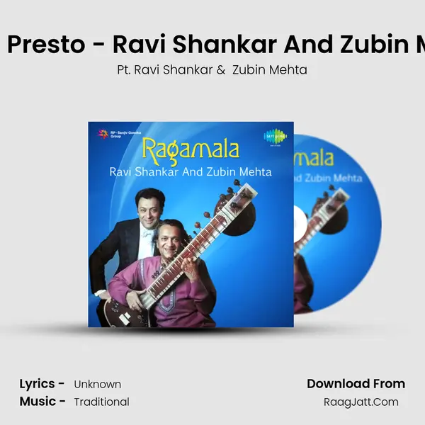 Lalit - Presto - Ravi Shankar And Zubin Mehta MP3 Song by Pt. Ravi Shankar Cover