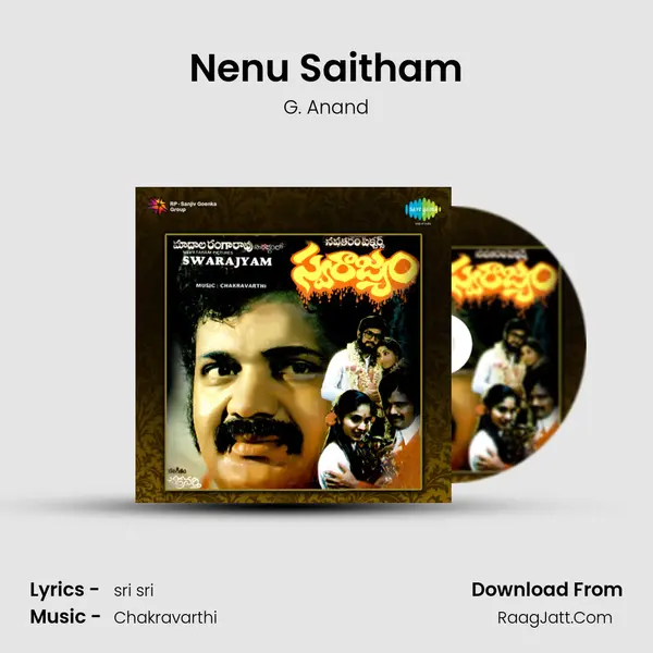 Nenu Saitham MP3 Song by G. Anand Cover