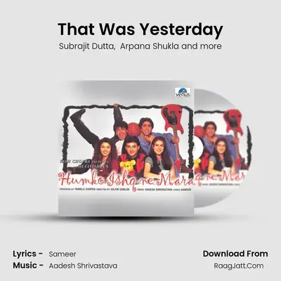 That Was Yesterday MP3 Song by Subrajit Dutta Cover
