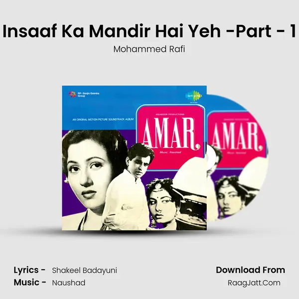 Insaaf Ka Mandir Hai Yeh -Part - 1 MP3 Song by Mohammed Rafi Cover