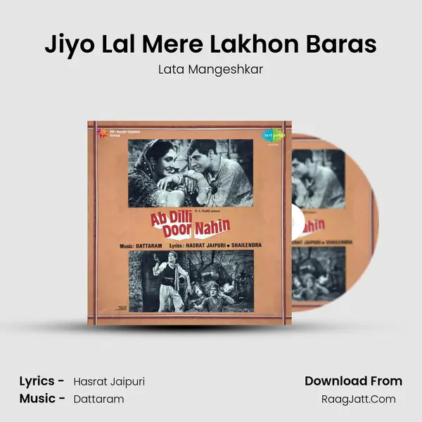 Jiyo Lal Mere Lakhon Baras MP3 Song by Lata Mangeshkar Cover