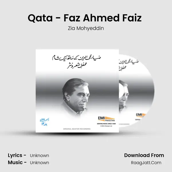 Qata - Faz Ahmed Faiz (Live) MP3 Song by Zia Mohyeddin Cover