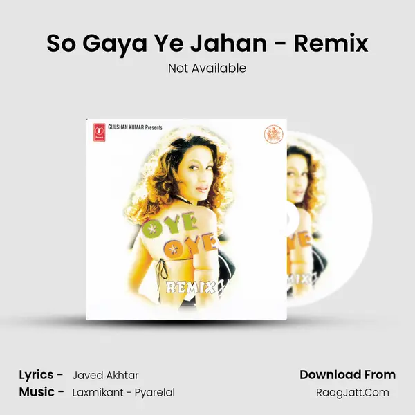 So Gaya Ye Jahan - Remix MP3 Song by Not Available Cover