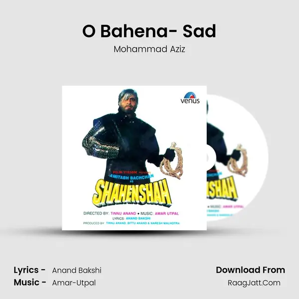 O Bahena- Sad MP3 Song by Mohammad Aziz Cover