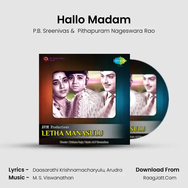 Hallo Madam MP3 Song by P.B. Sreenivas Cover