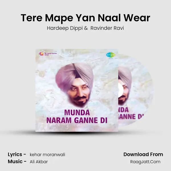 Tere Mape Yan Naal Wear MP3 Song by Hardeep Dippi Cover