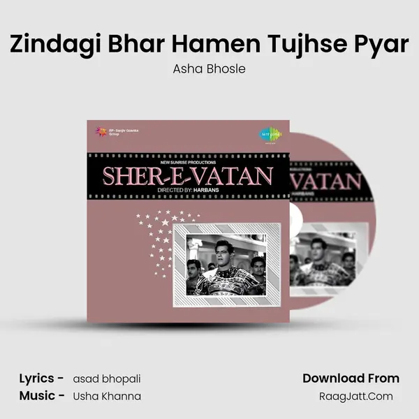 Zindagi Bhar Hamen Tujhse Pyar MP3 Song by Asha Bhosle Cover