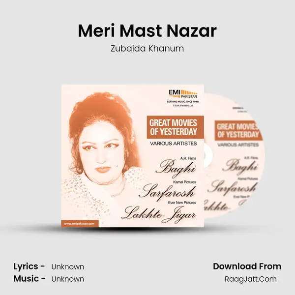 Meri Mast Nazar MP3 Song by Zubaida Khanum Cover