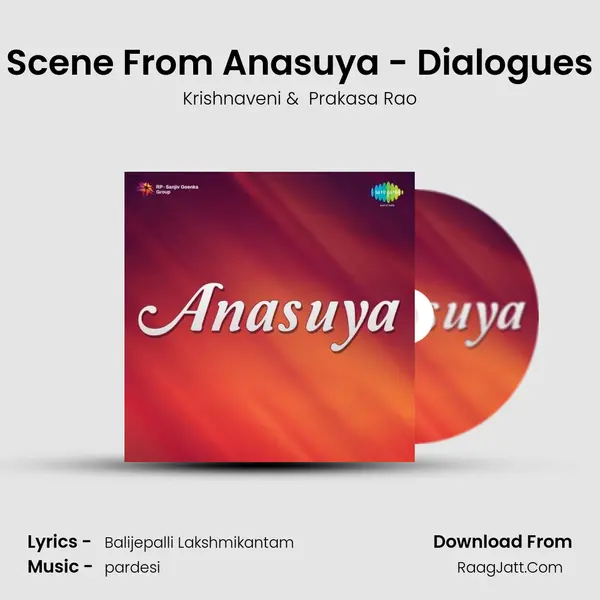 Scene From Anasuya - Dialogues MP3 Song by Krishnaveni Cover