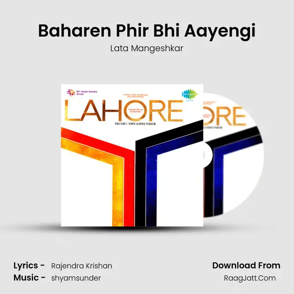 Baharen Phir Bhi Aayengi MP3 Song by Lata Mangeshkar Cover