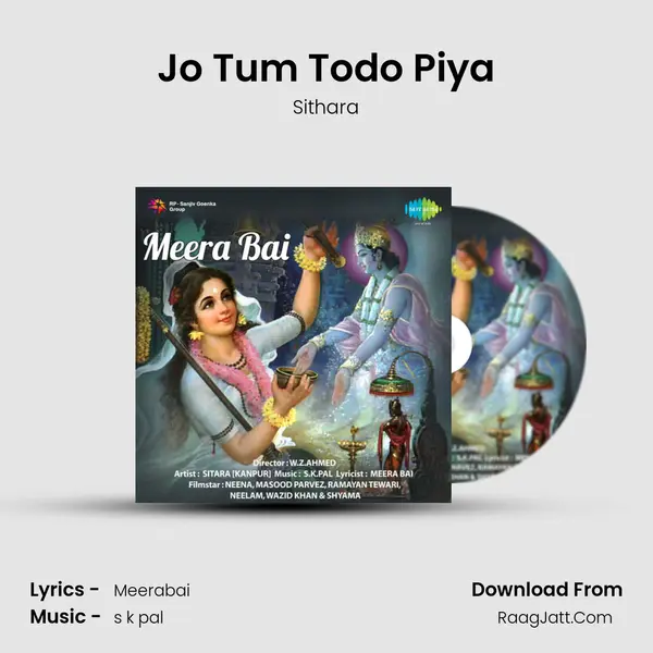 Jo Tum Todo Piya MP3 Song by Sithara Cover