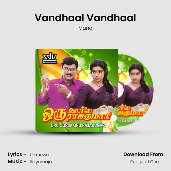 Vandhaal Vandhaal MP3 Song by Mano Cover