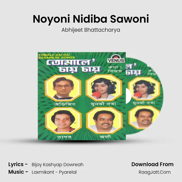 Noyoni Nidiba Sawoni MP3 Song by Abhijeet Bhattacharya Cover