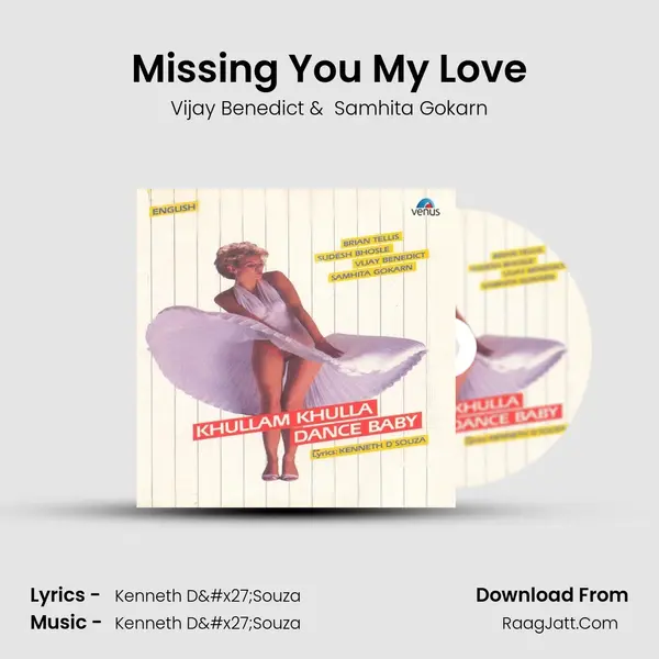 Missing You My Love MP3 Song by Vijay Benedict Cover