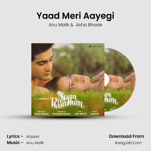 Yaad Meri Aayegi MP3 Song by Anu Malik Cover