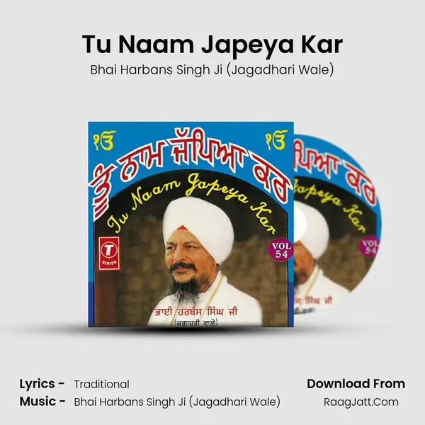 Tu Naam Japeya Kar MP3 Song by Bhai Harbans Singh Ji (Jagadhari Wale) Cover