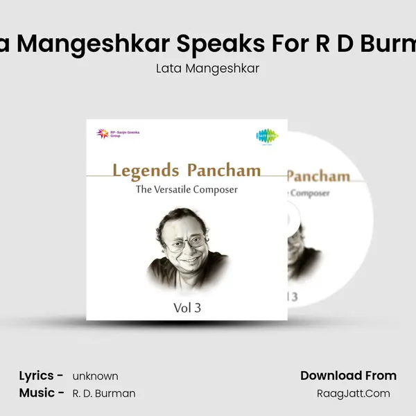 Lata Mangeshkar Speaks For R D Burman MP3 Song by Lata Mangeshkar Cover