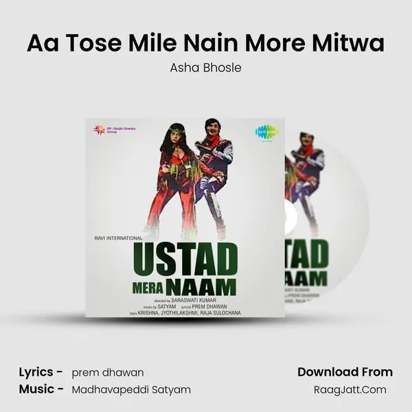 Aa Tose Mile Nain More Mitwa MP3 Song by Asha Bhosle Cover