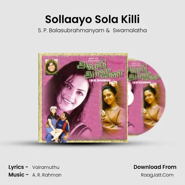 Sollaayo Sola Killi MP3 Song by S. P. Balasubrahmanyam Cover
